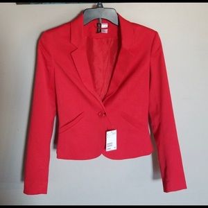 Red blazer H&M size 4 NWT